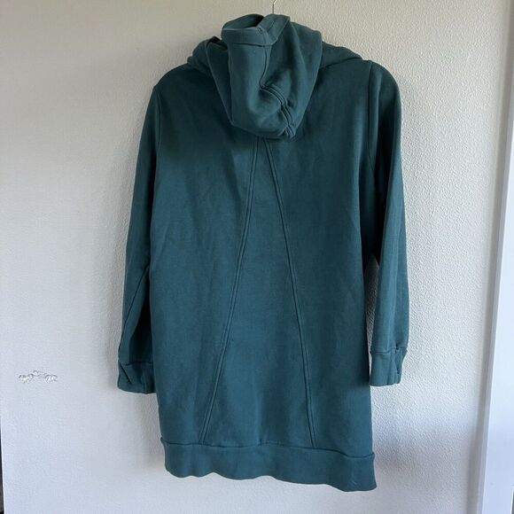 Soft Surroundings Go Livelytravel Wrap Sweatshirt Jacket Women’s Medium Teal - Picture 3 of 8